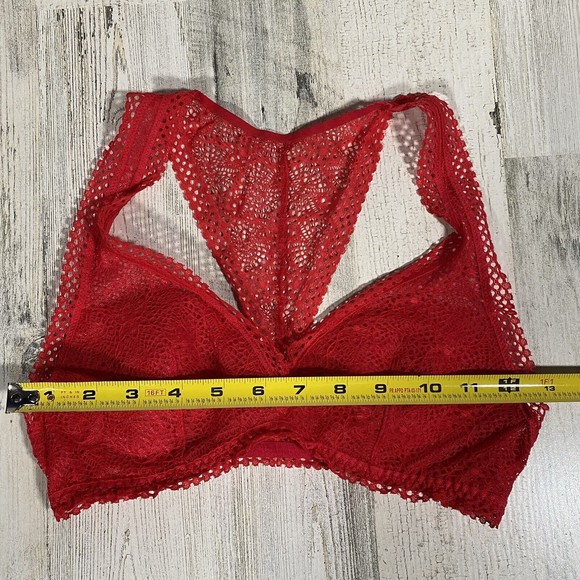 Victoria’s Secret Lace Bra Bralette Pink Size S No Padding - Picture 4 of 5
